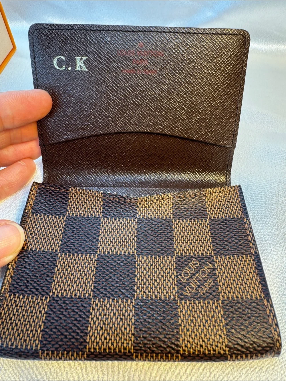 Louis Vuitton Damier Ebene Card Holder Wallet